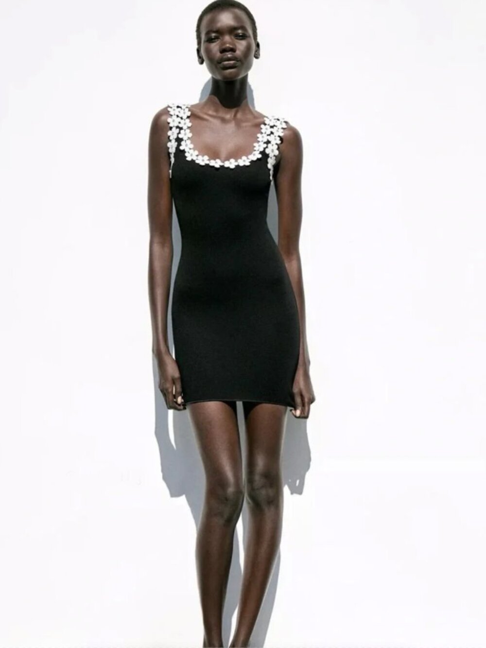 Zara Dress with Flower Detail